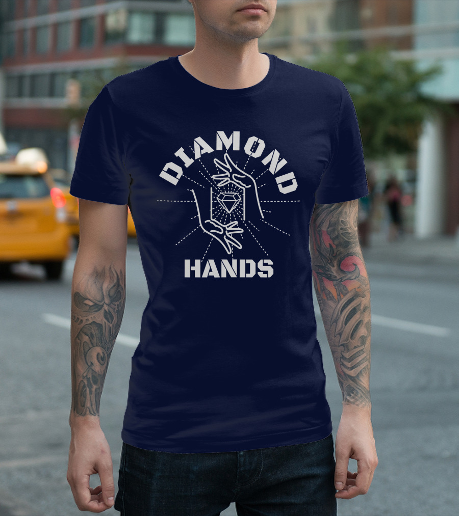 GME Diamond Hands Stonk Market Autist Diamond Hands T-Shirt