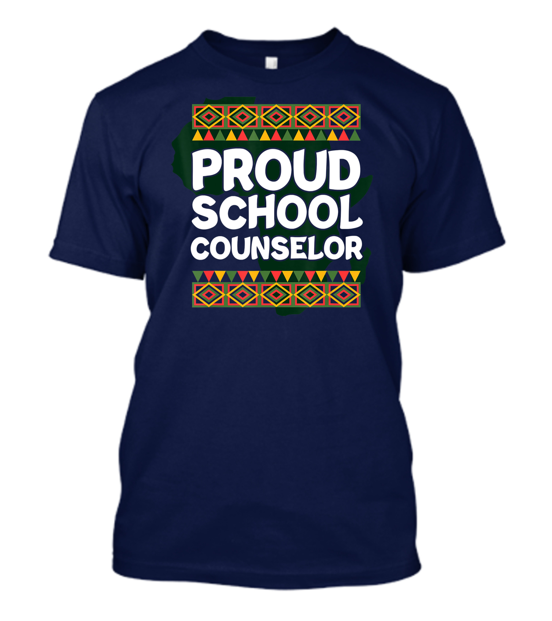 Proud School Counselor African T-Shirt