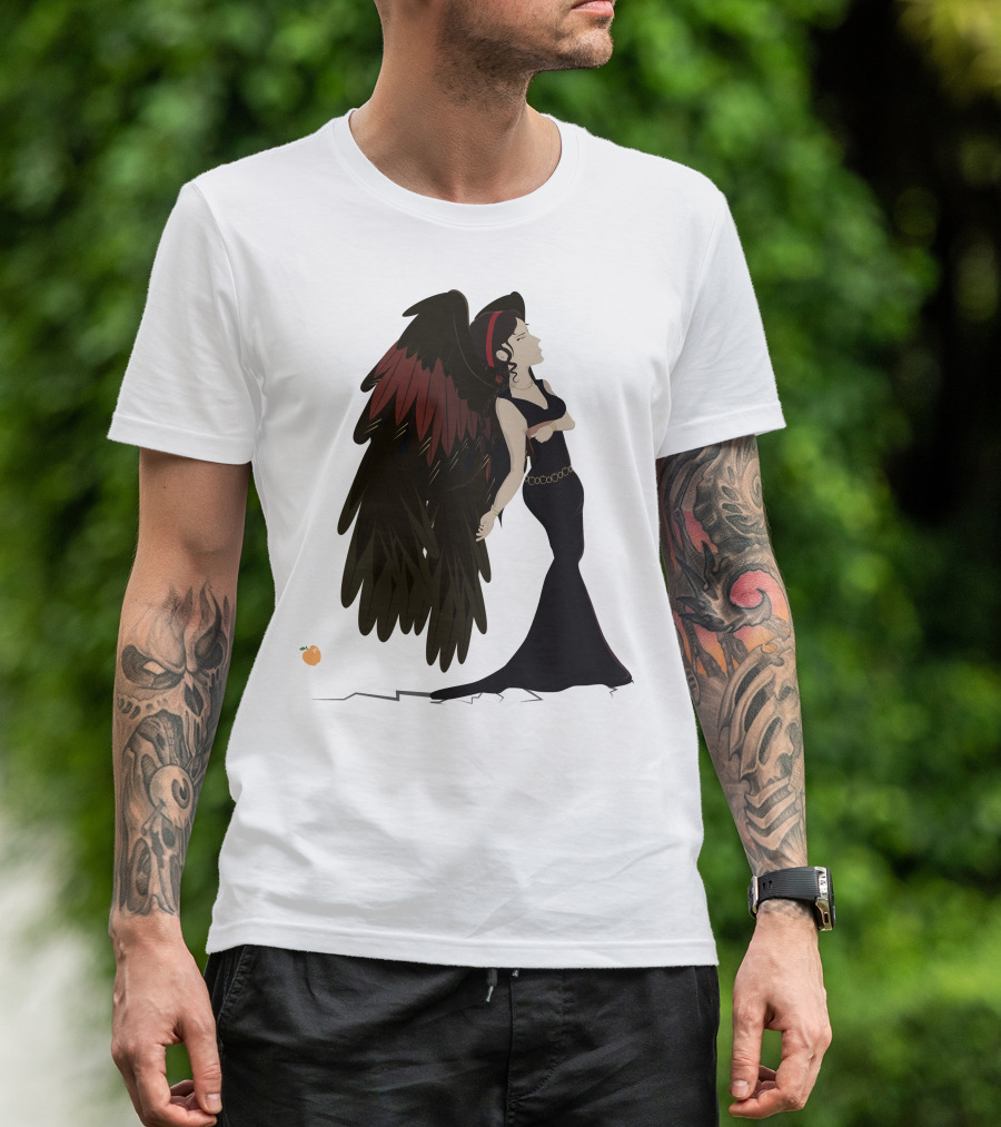 Eris Mythical Goddess Winged Figure With Golden Apple T-Shirt
