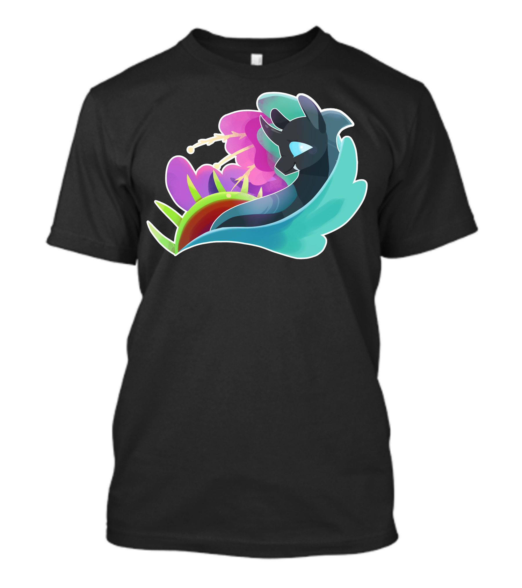 Thorax Surrounded By Colorful Flowers T-Shirt