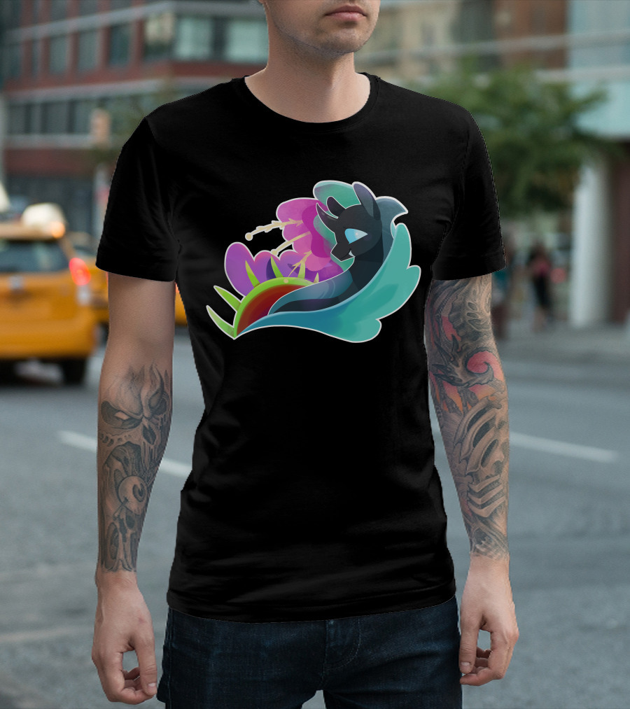 Thorax Surrounded By Colorful Flowers T-Shirt