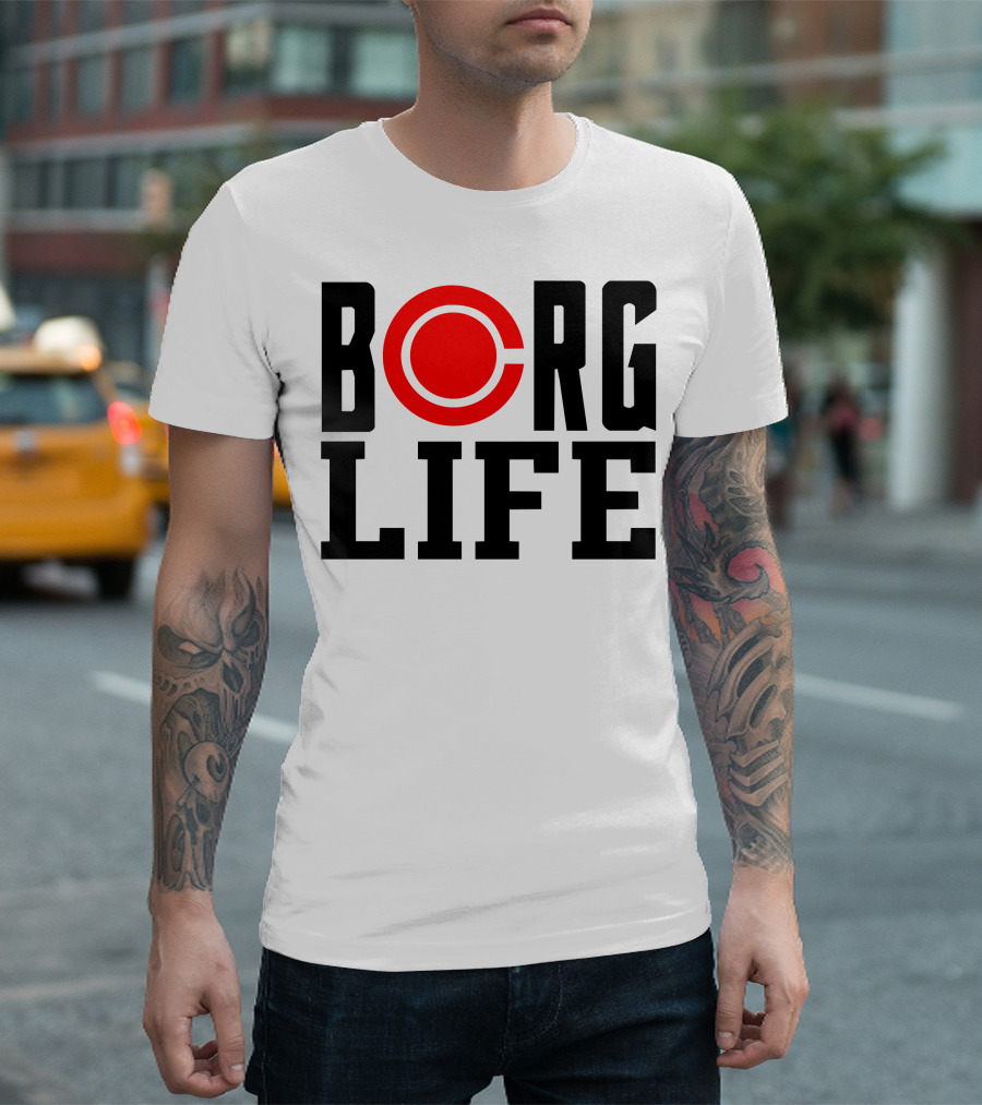 Borg Life Red Circle T-Shirt