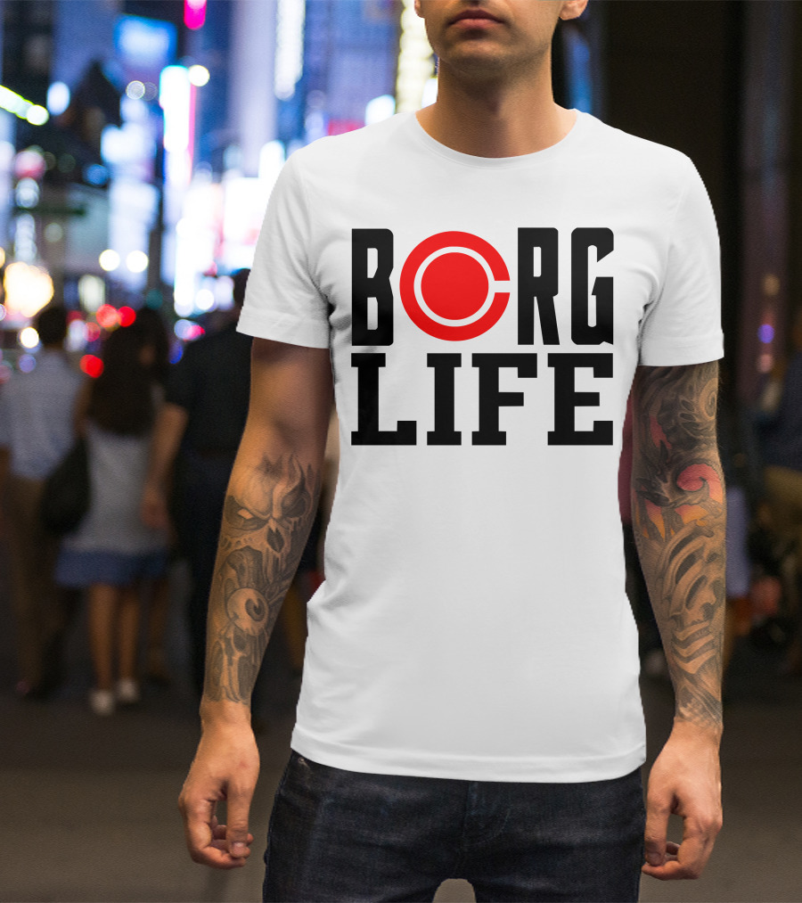 Borg Life Red Circle T-Shirt