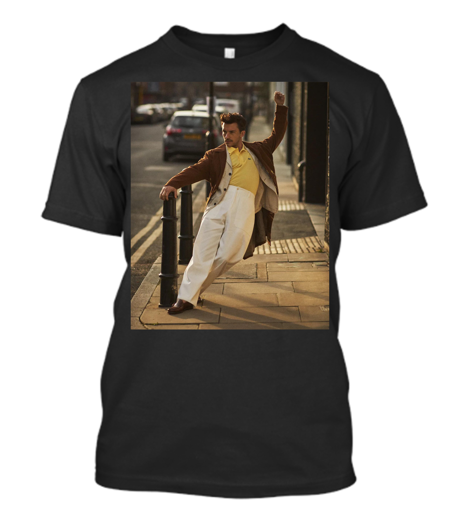 Jonathan Bailey Stylish Pose On Street T-Shirt