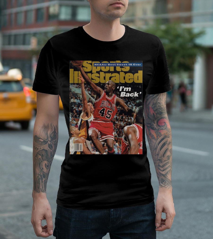 Sports Illustrated March 1995 I'm Back Jordan Bulls 45 T-Shirt