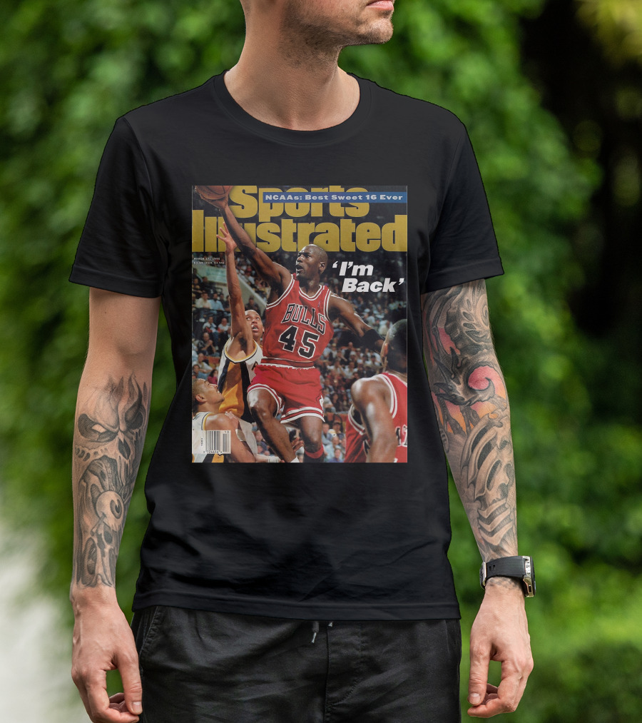 Sports Illustrated March 1995 I'm Back Jordan Bulls 45 T-Shirt