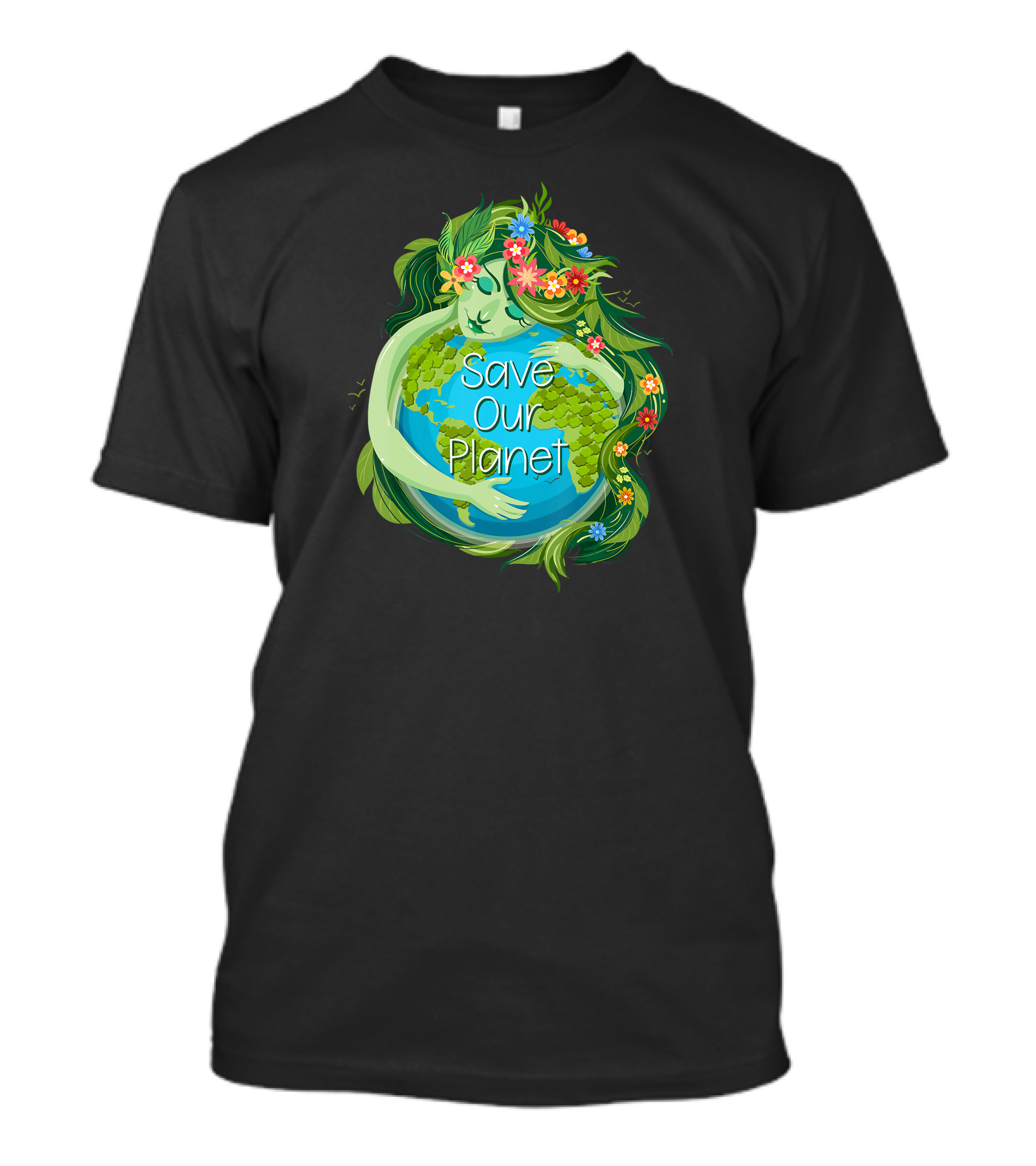 LOVE Mother Earth Day Save Our Planet Earth Guardian Embrace T-Shirt