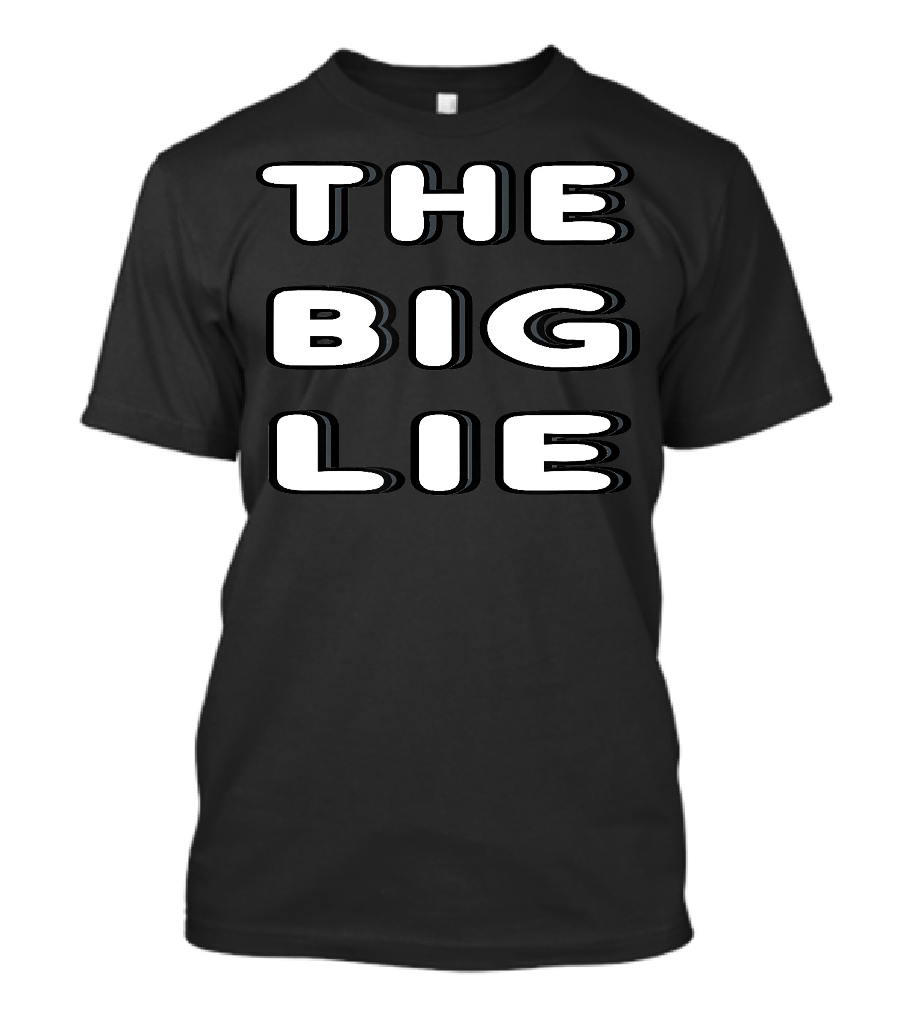 The Big Lie Retro Block Lettering T-Shirt