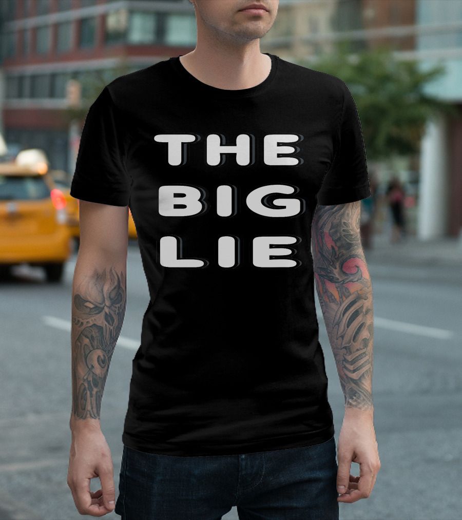 The Big Lie Retro Block Lettering T-Shirt