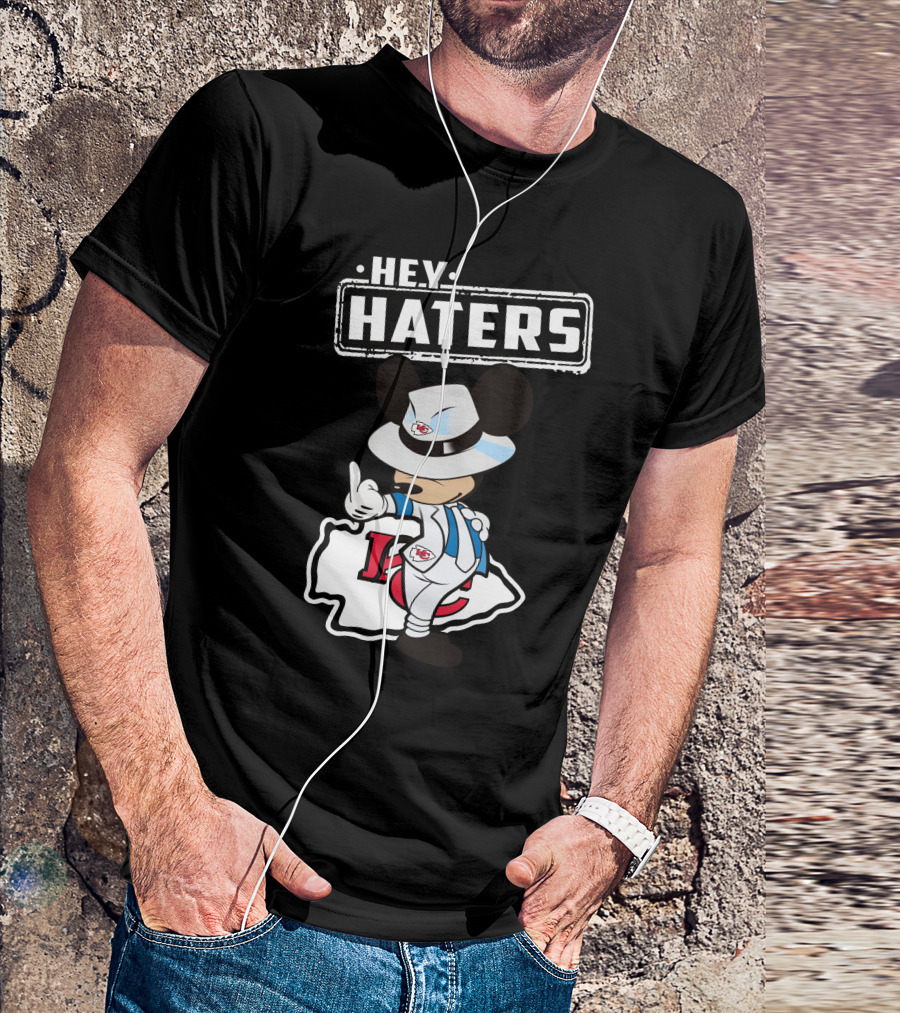 HEY HATERS KC Chiefs Mickey Pose T-Shirt
