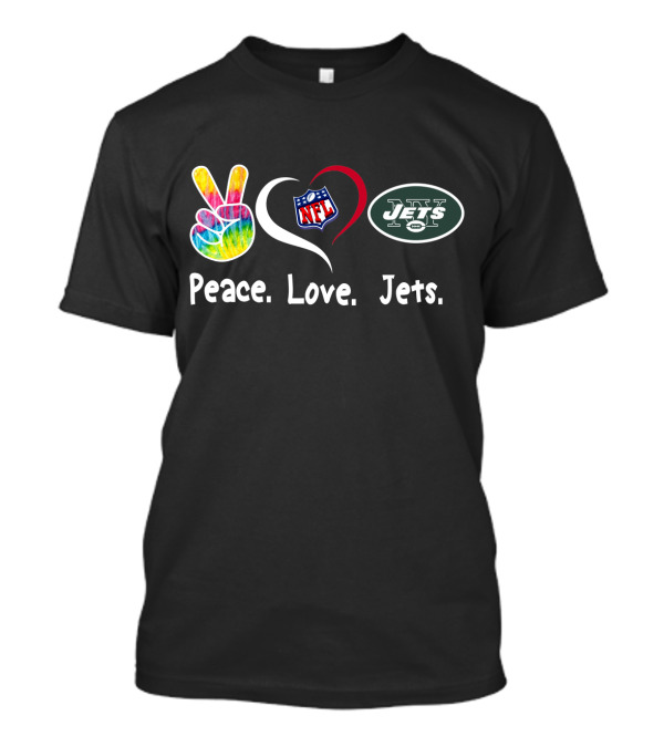 Peace Love NFL Jets T-Shirt