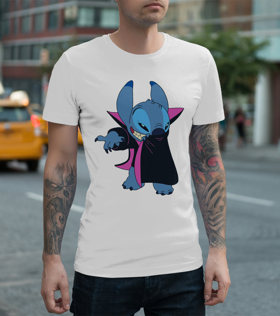 Disney Stitch Halloween Vampire Costume T-Shirt