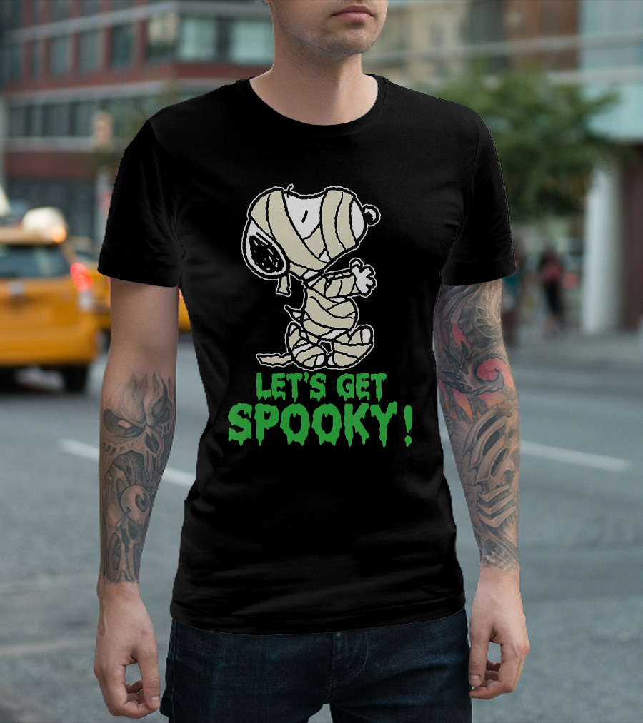 Let's Get Spooky Halloween Mummy Costume T-Shirt