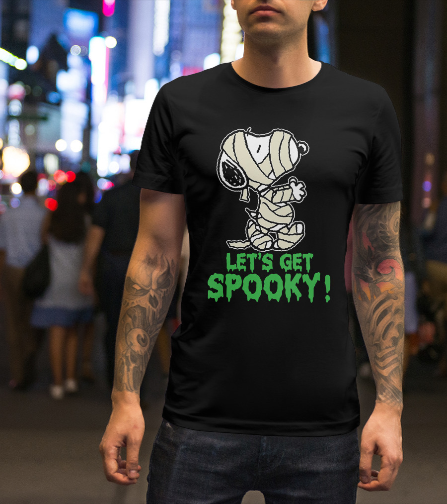 Let's Get Spooky Halloween Mummy Costume T-Shirt