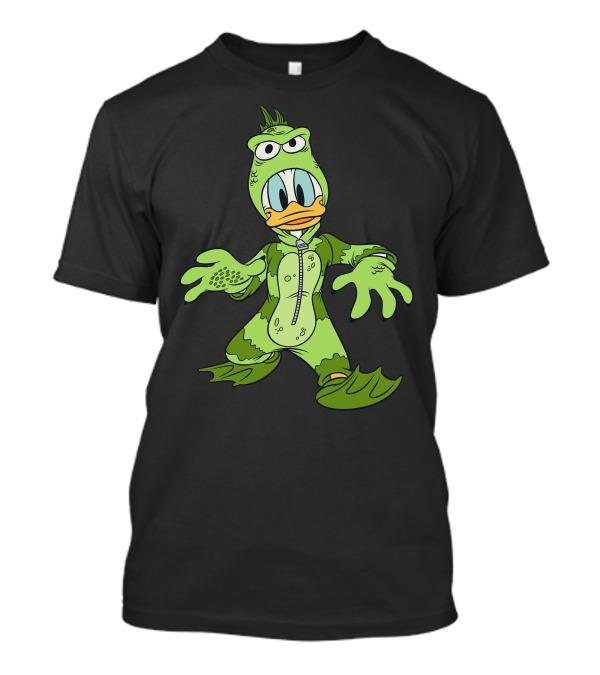 Donald Duck In Green Monster Costume T-Shirt