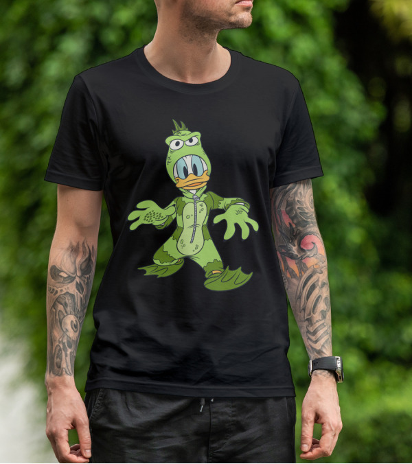 Donald Duck In Green Monster Costume T-Shirt