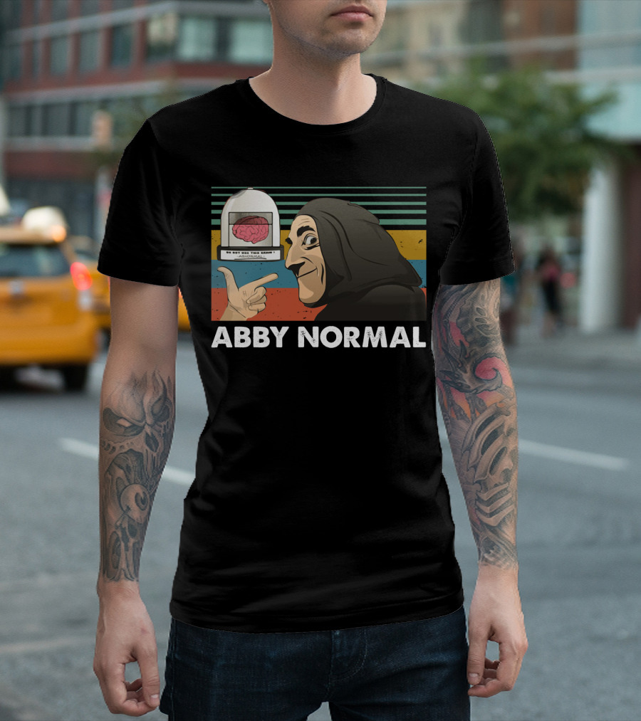 Abby Normal Igor Vintage Style Brain Placeholder T-Shirt