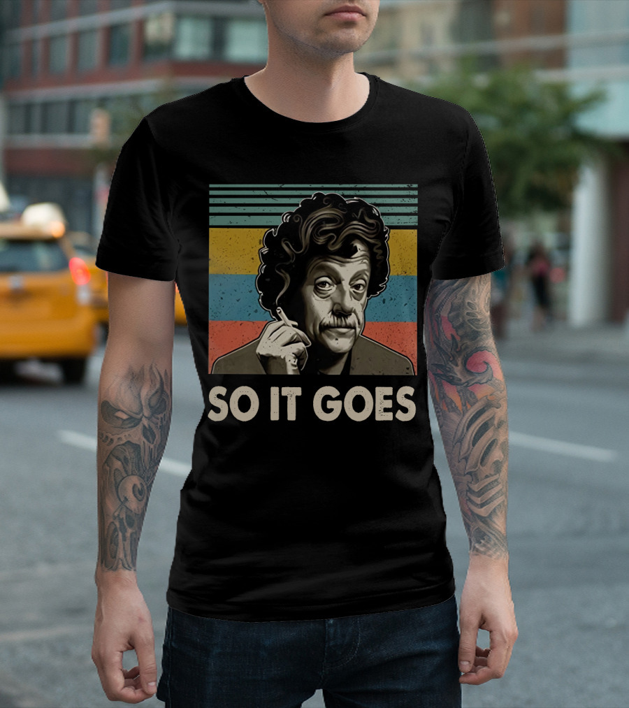 Kurt Vonnegut So It Goes T-Shirt