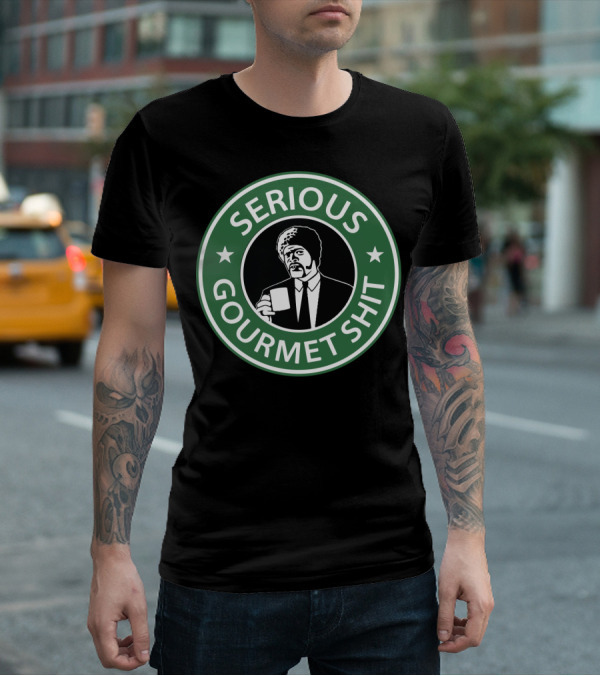Serious Gourmet Shit Coffee Mug Pulp Fiction T-Shirt