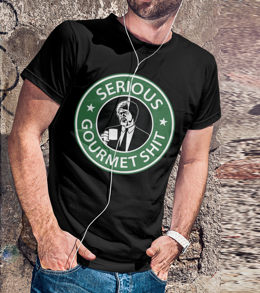 Serious Gourmet Shit Coffee Mug Pulp Fiction T-Shirt