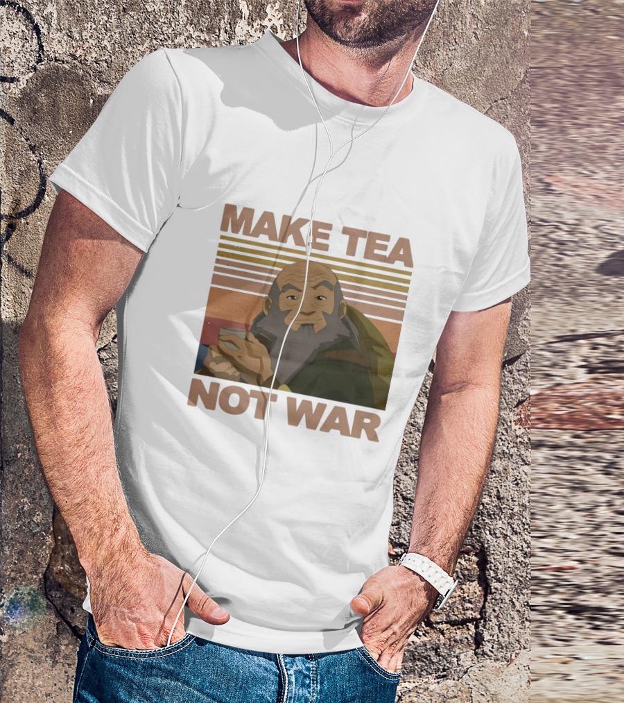 Uncle Iroh Make Tea Not War Retro T-Shirt
