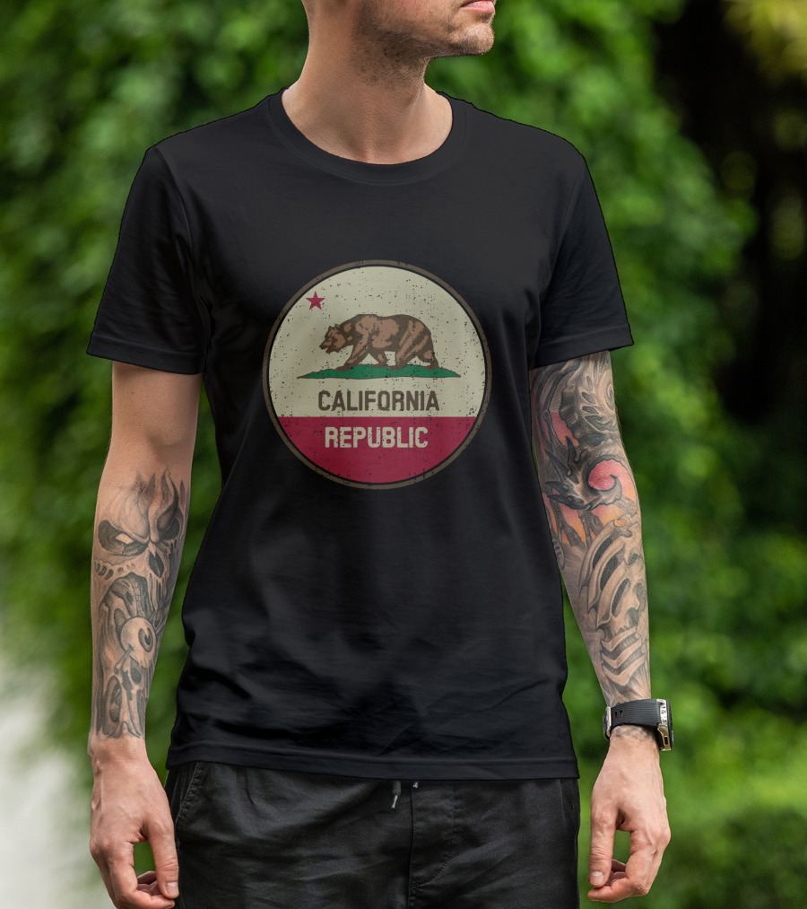 Vintage California Republic Bear Flag T-Shirt