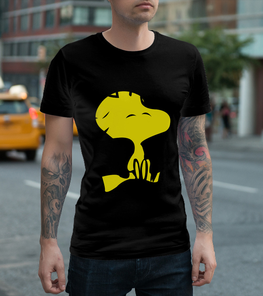 Woodstock Peanuts Cartoon Character Yellow Bird T-Shirt