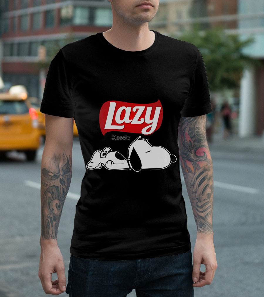 Lazy Classic Snoopy T-Shirt