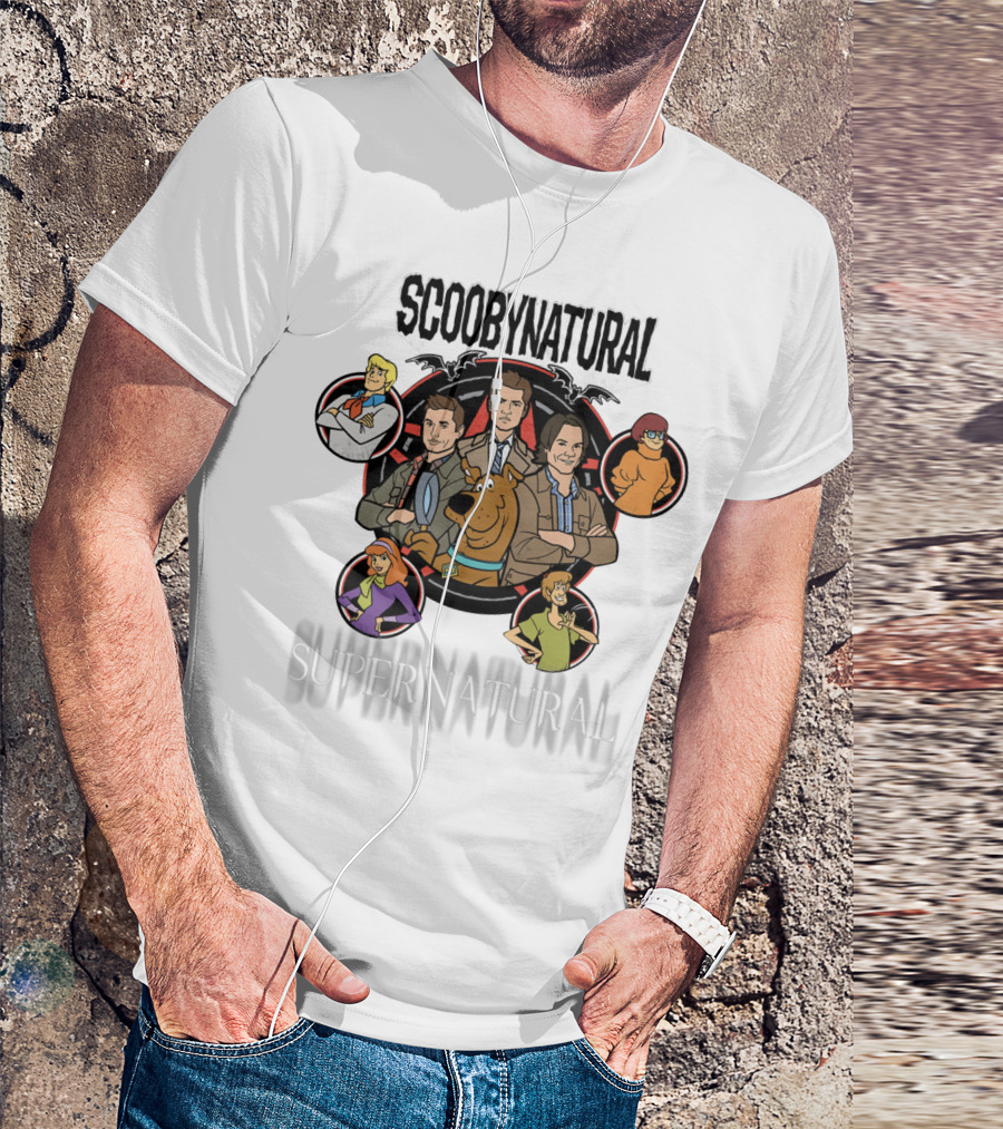 Scoobynatural Supernatural Parody Featuring Scooby Doo Cast And Characters T-Shirt