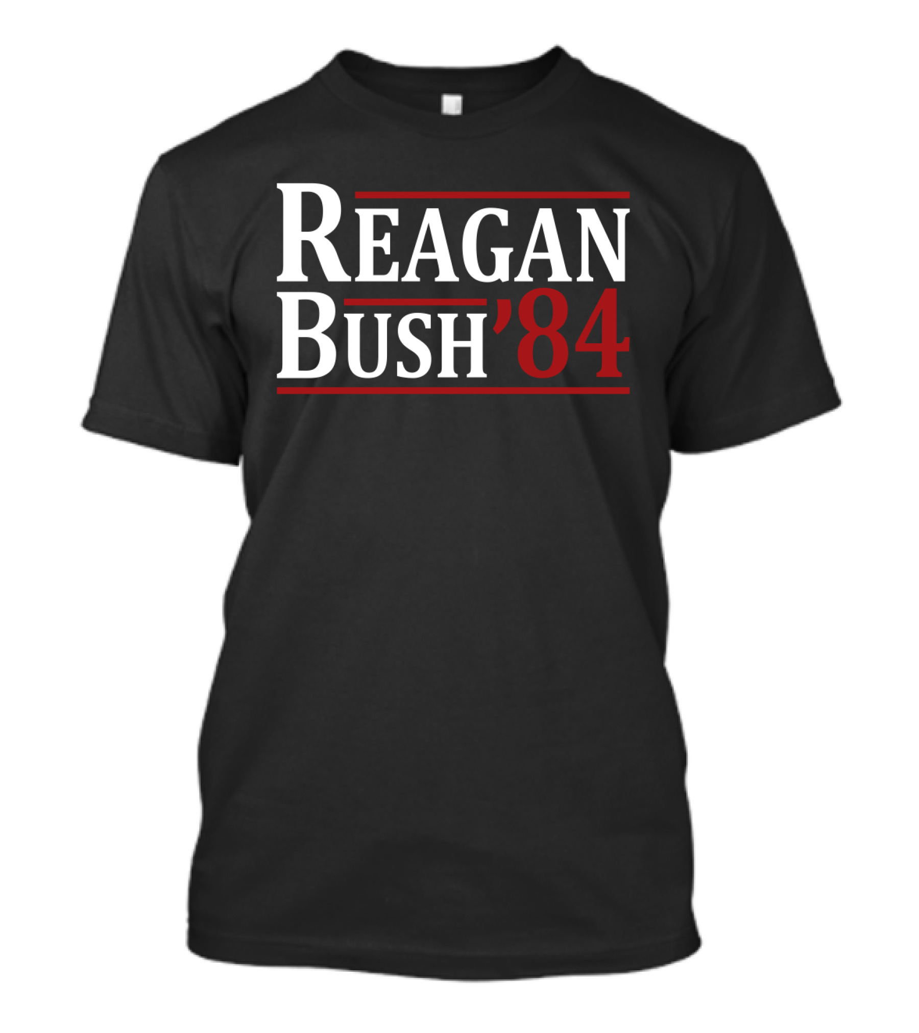 Reagan Bush '84 Vintage Political Campaign Satire T-Shirt
