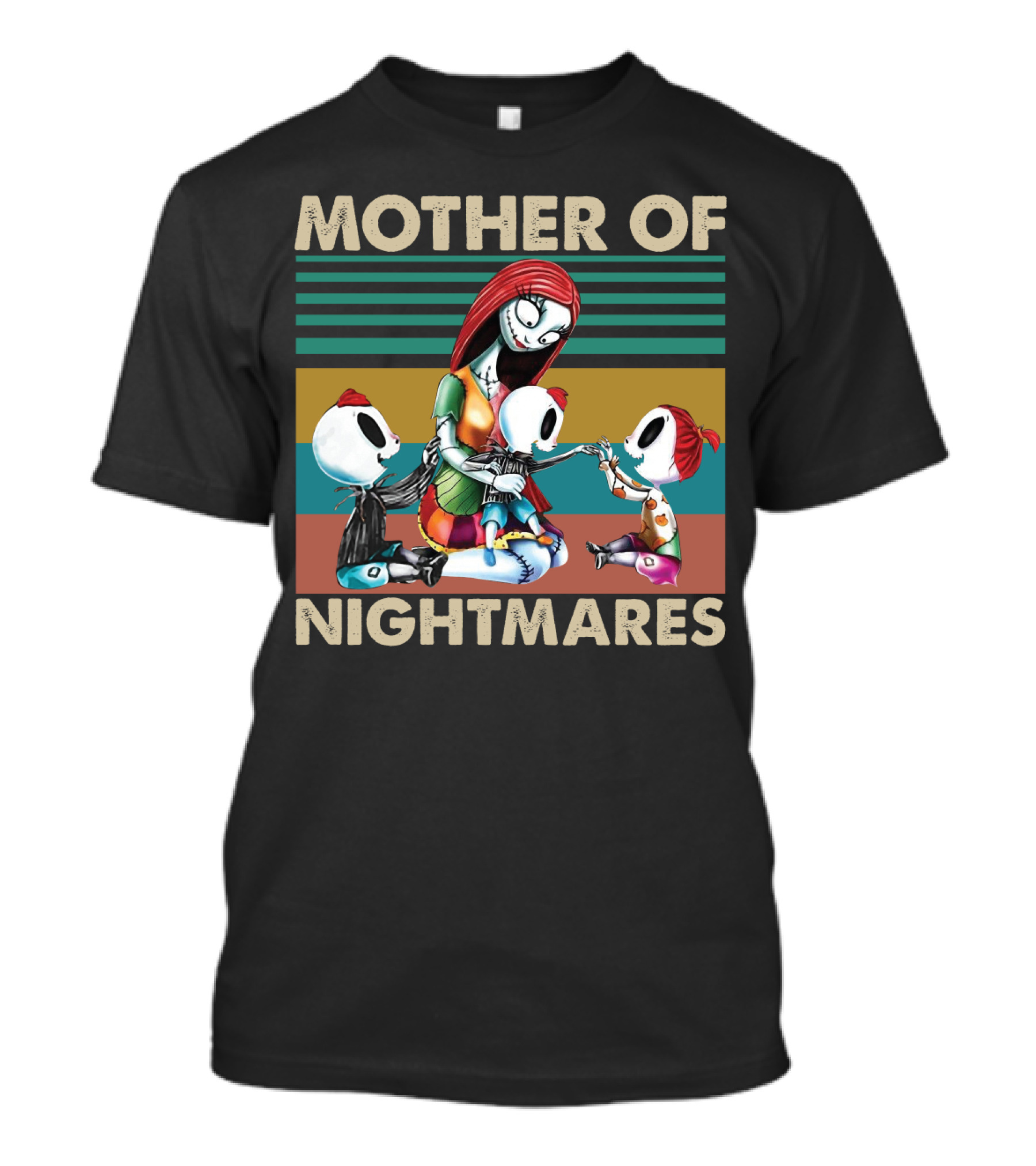 Mother Of Nightmares Sally Vintage Halloween Funny Moms T-Shirt