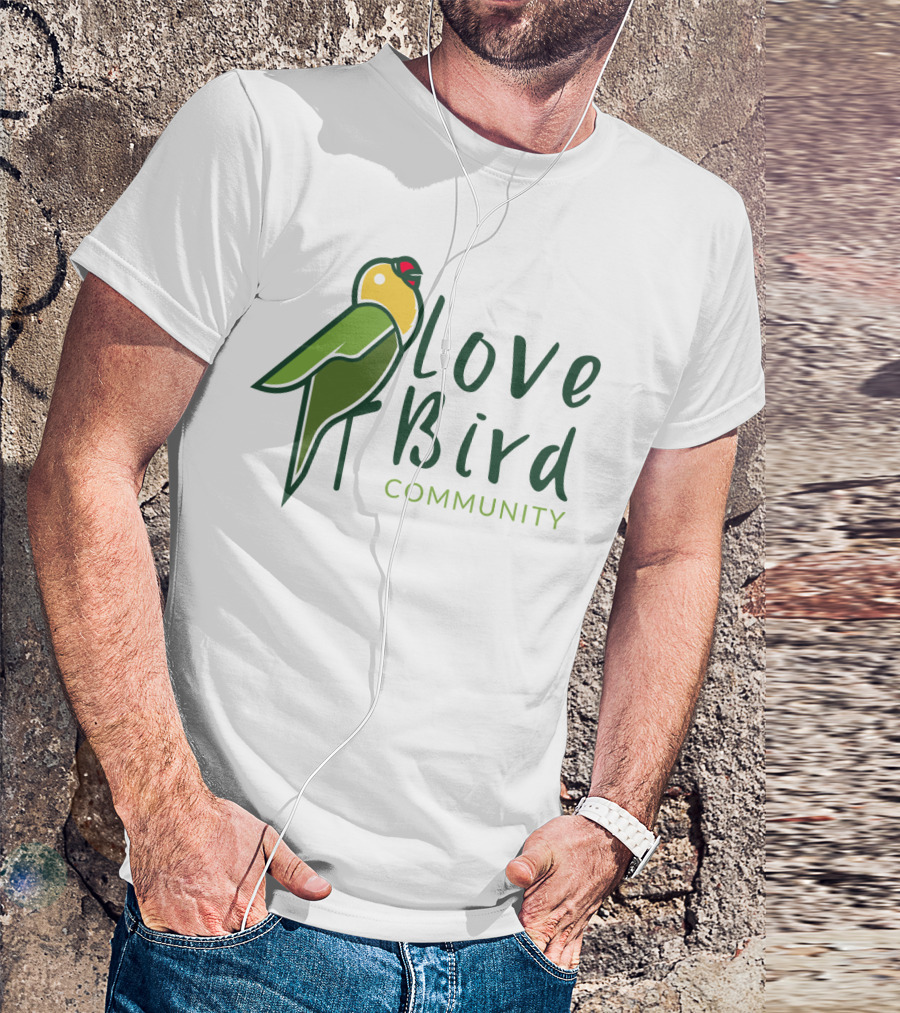 Love Bird Community Parrot T-Shirt