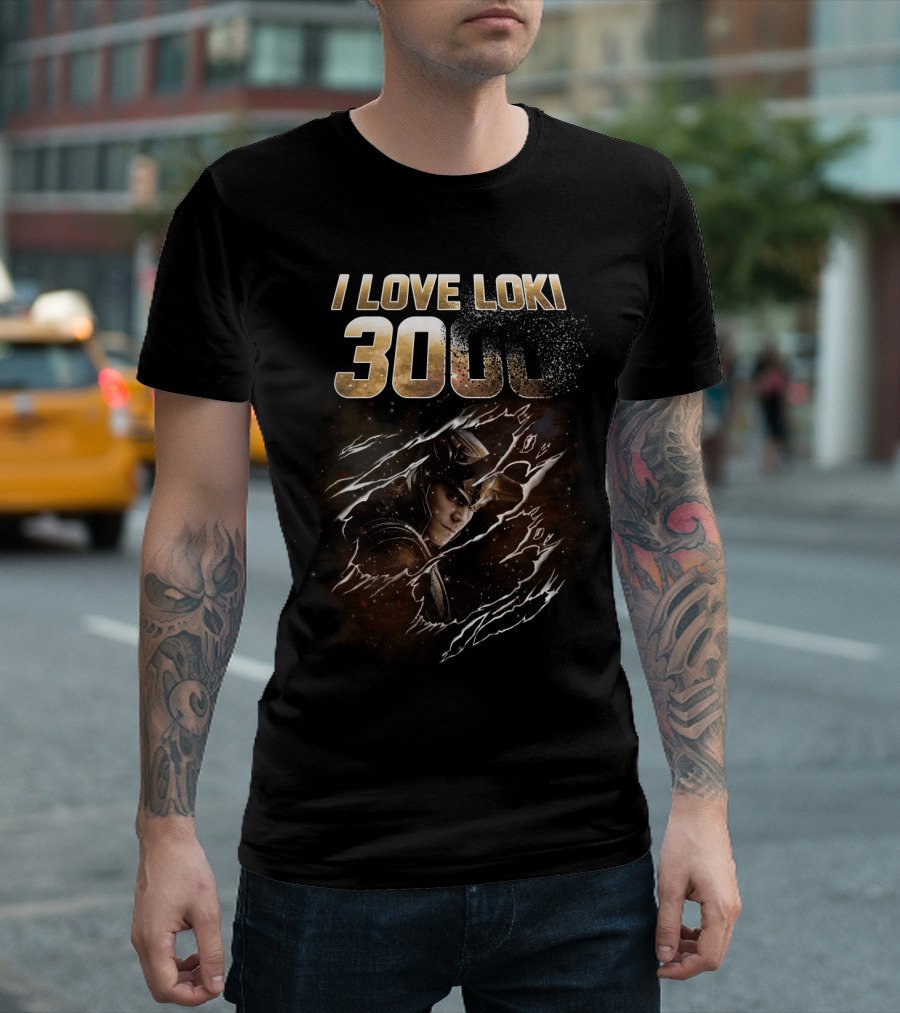I Love Loki 3000 Marvel Norse God Mischief Fan T-Shirt