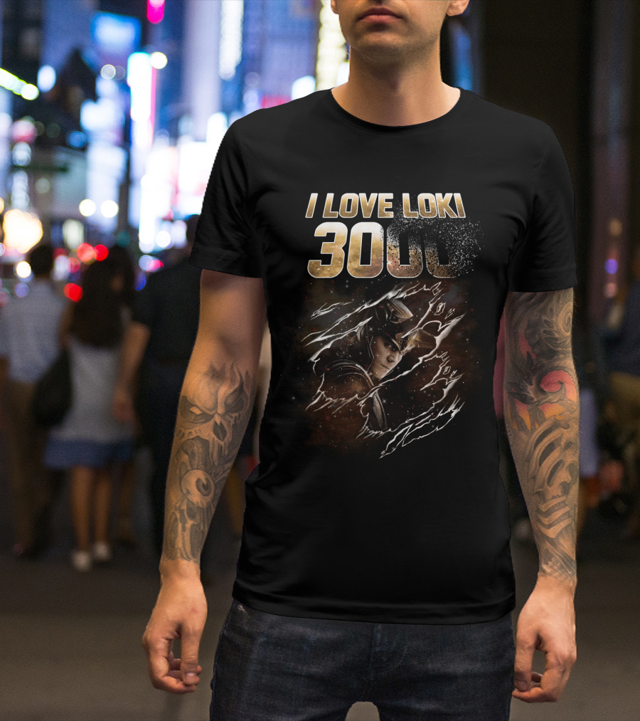 I Love Loki 3000 Marvel Norse God Mischief Fan T-Shirt