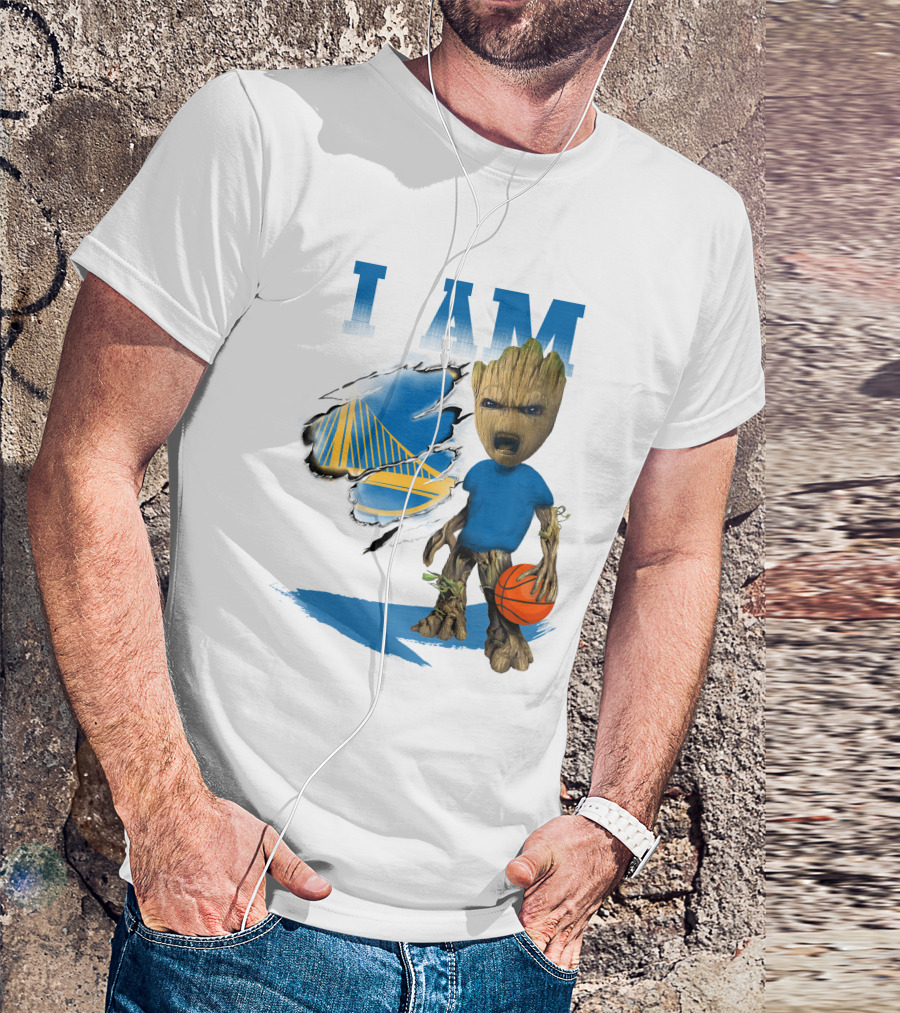 I Am Golden State Warriors Groot Basketball Character T-Shirt