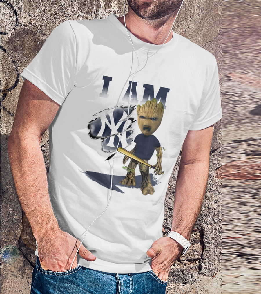 I Am New York Yankees Groot T-Shirt