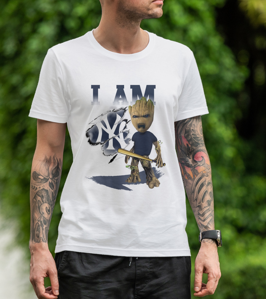I Am New York Yankees Groot T-Shirt