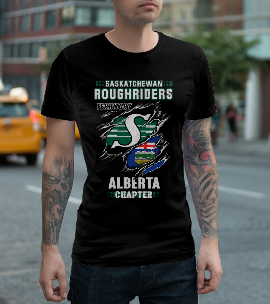 Saskatchewan Roughriders Territory Alberta Chapter T-Shirt