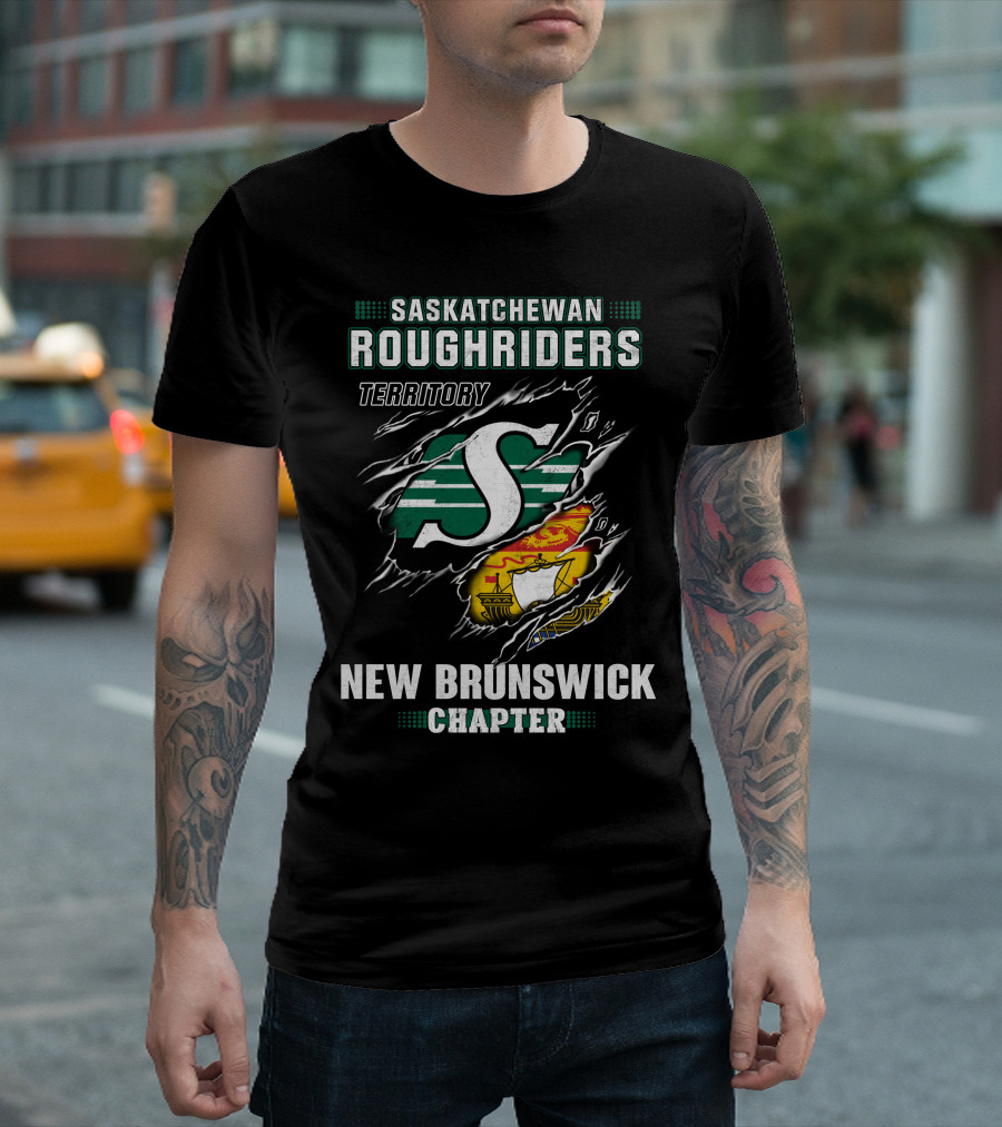 Saskatchewan Roughriders Territory New Brunswick Chapter T-Shirt