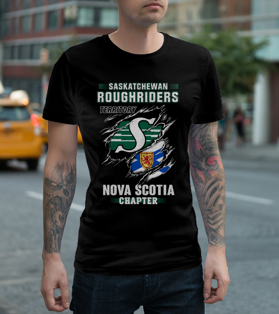 Saskatchewan Roughriders Territory Nova Scotia Chapter T-Shirt