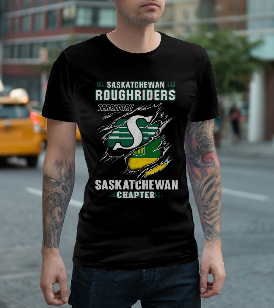 Saskatchewan Roughriders Territory Saskatchewan Chapter T-Shirt