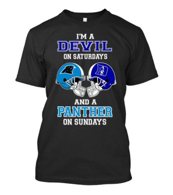 I'm A Devil On Saturdays And A Panther On Sundays T-Shirt