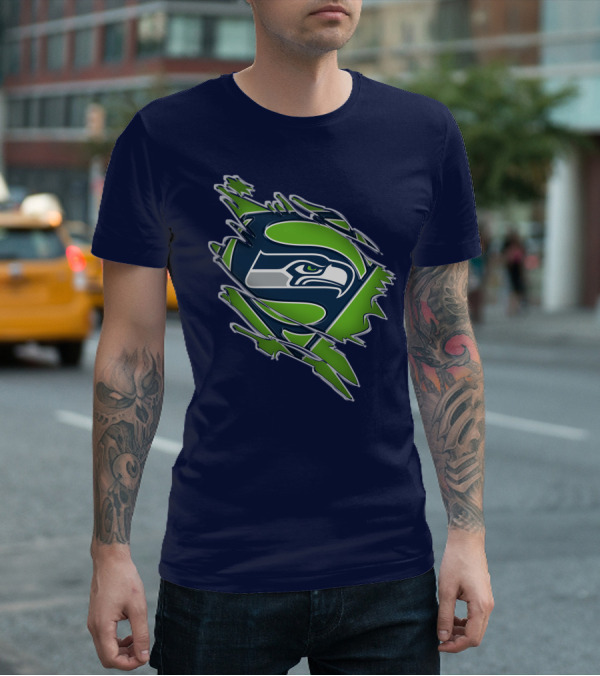 Seahawks Super Logo Emblem T-Shirt