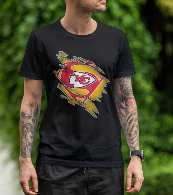 Kansas City Chiefs Super Logo Emblem T-Shirt