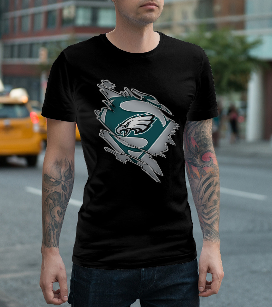 Philadelphia Eagles Super Logo Emblem T-Shirt