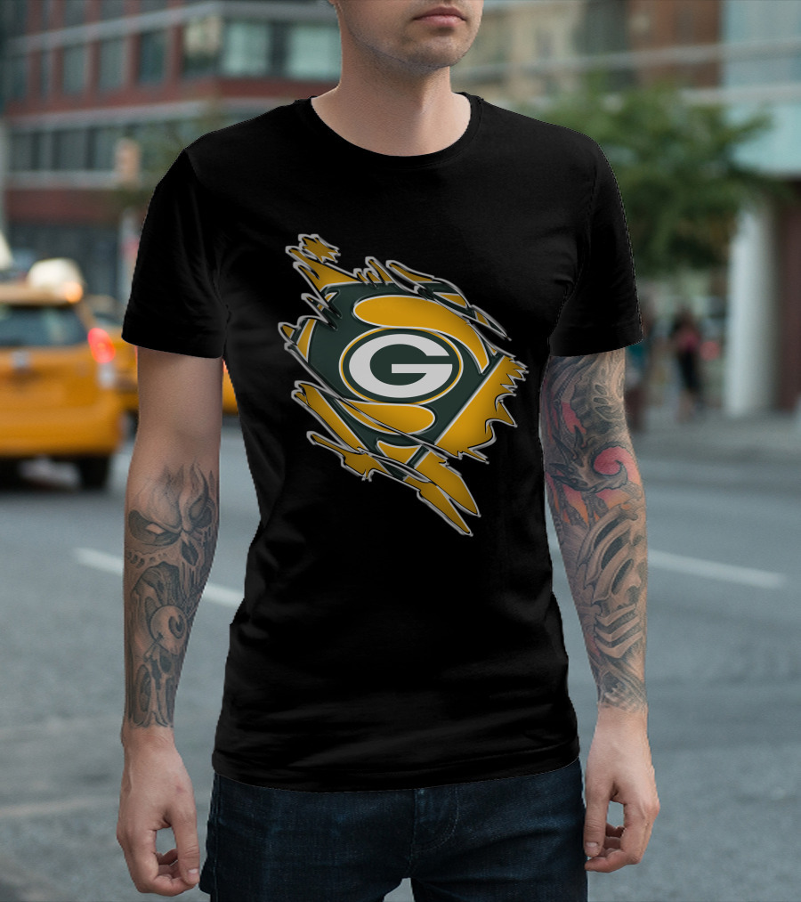Packers Super Logo Hero Fan Gear T-Shirt