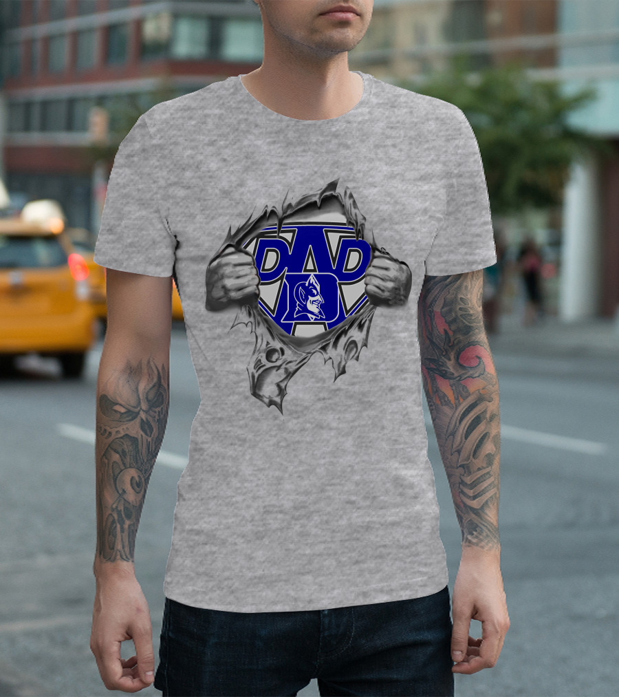 Duke Blue Devils Dad Super Emblem T-Shirt