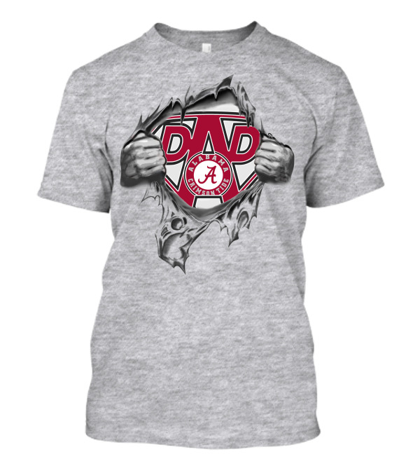 Alabama Crimson Tide Super Dad Hero T-Shirt