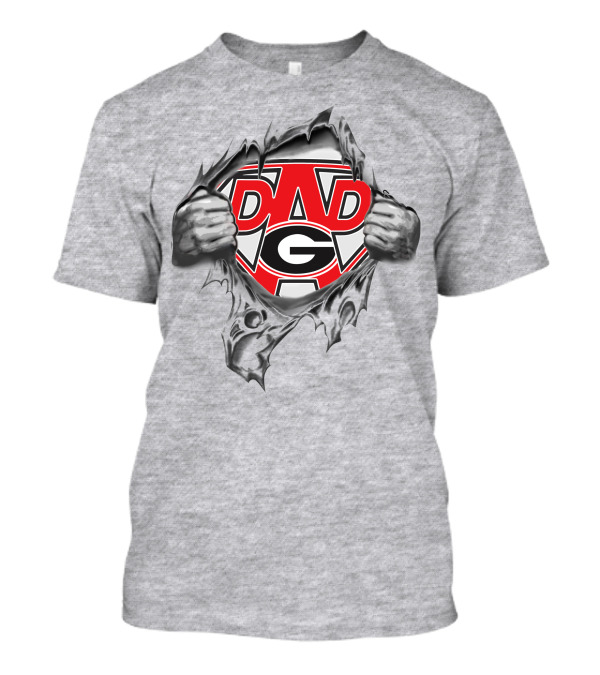 Georgia Bulldogs Super Dad T-Shirt