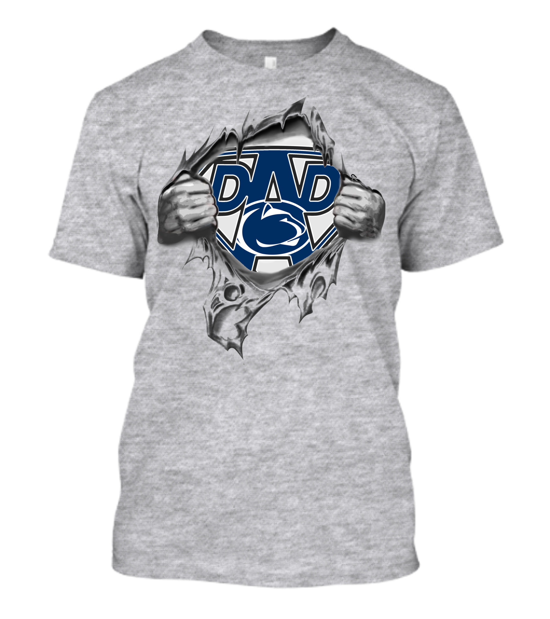 Penn State Dad Super Hero Emblem T-Shirt